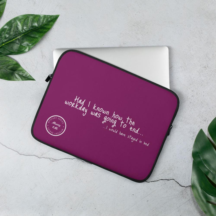 Had I Known - Purple Laptop Sleeve - B.T. Polcari