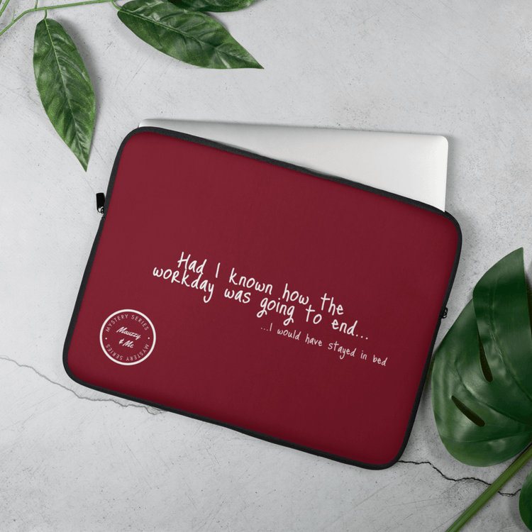 Had I Known - Red Laptop Sleeve - B.T. Polcari