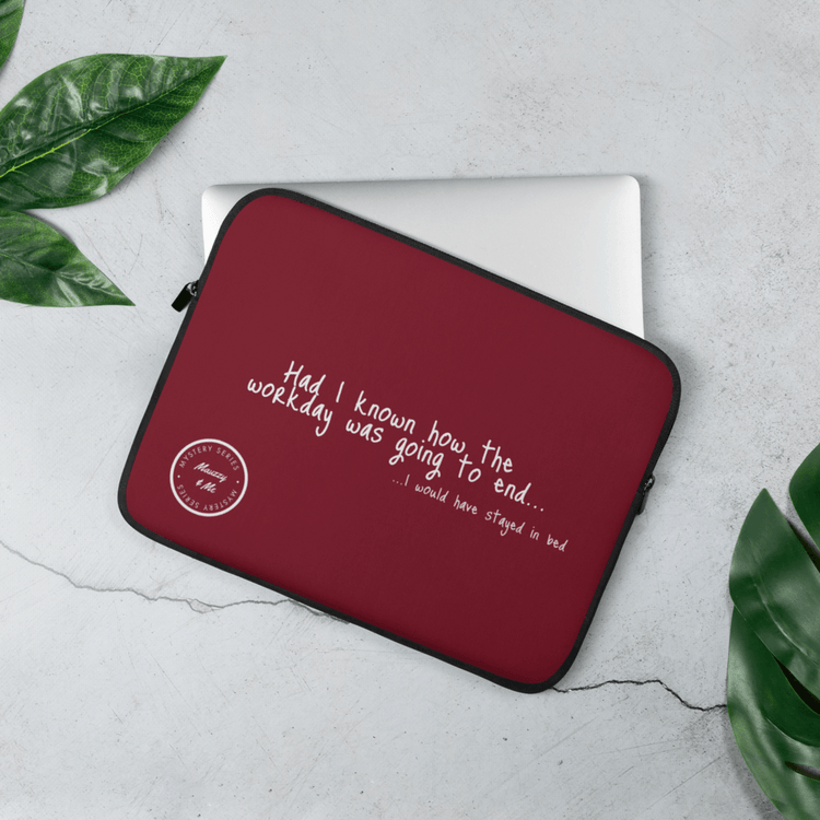 Had I Known - Red Laptop Sleeve - B.T. Polcari